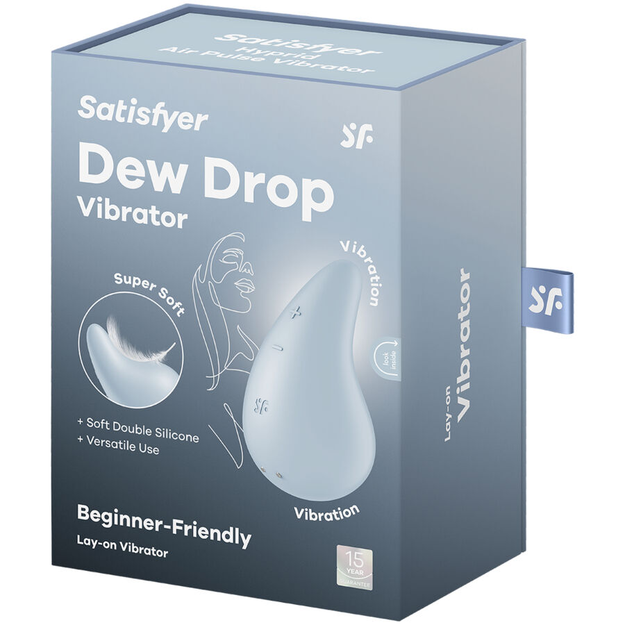 SATISFYER - DEW DROP VIBRATOR LAY-ON BLUE - Image 5