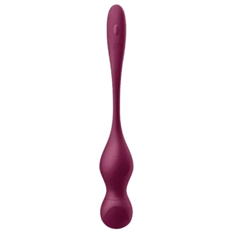 SATISFYER - LOVE BIRDS VARY VIBRATING BALLS FREE APP WINE RED - Image 2