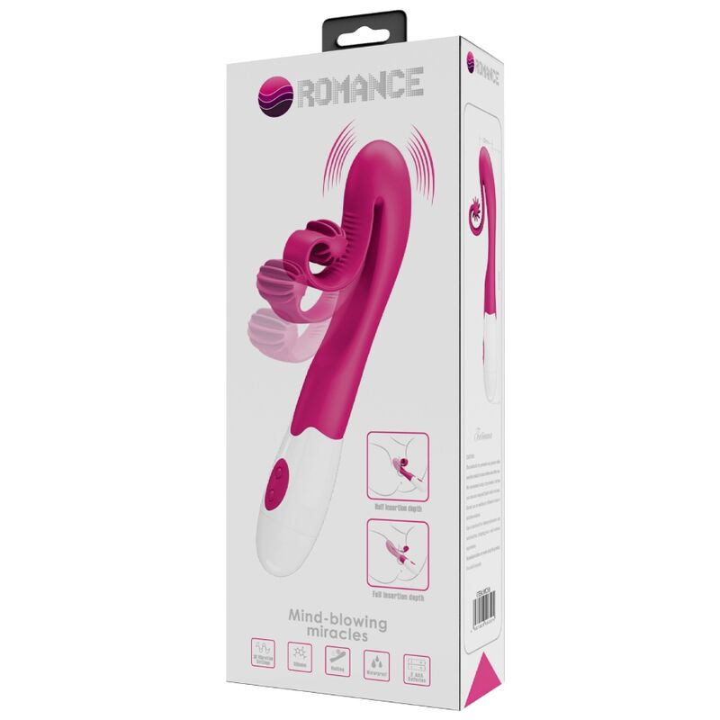 ROMANCE - PINK VIBRATOR AND STIMULATOR 30 SPEEDS - Image 9