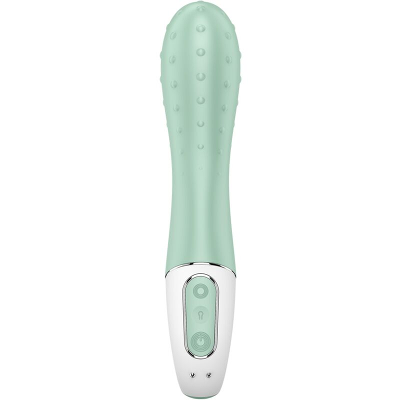 SATISFYER - AIR PUMP VIBRATOR 3 INFLATABLE G POINT MINT - Image 3