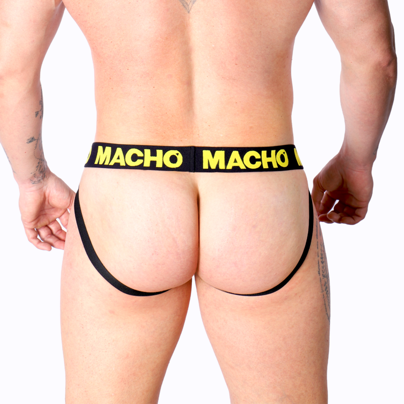 MACHO - MX25A JOCK LYCRA YELLOW M - Image 4