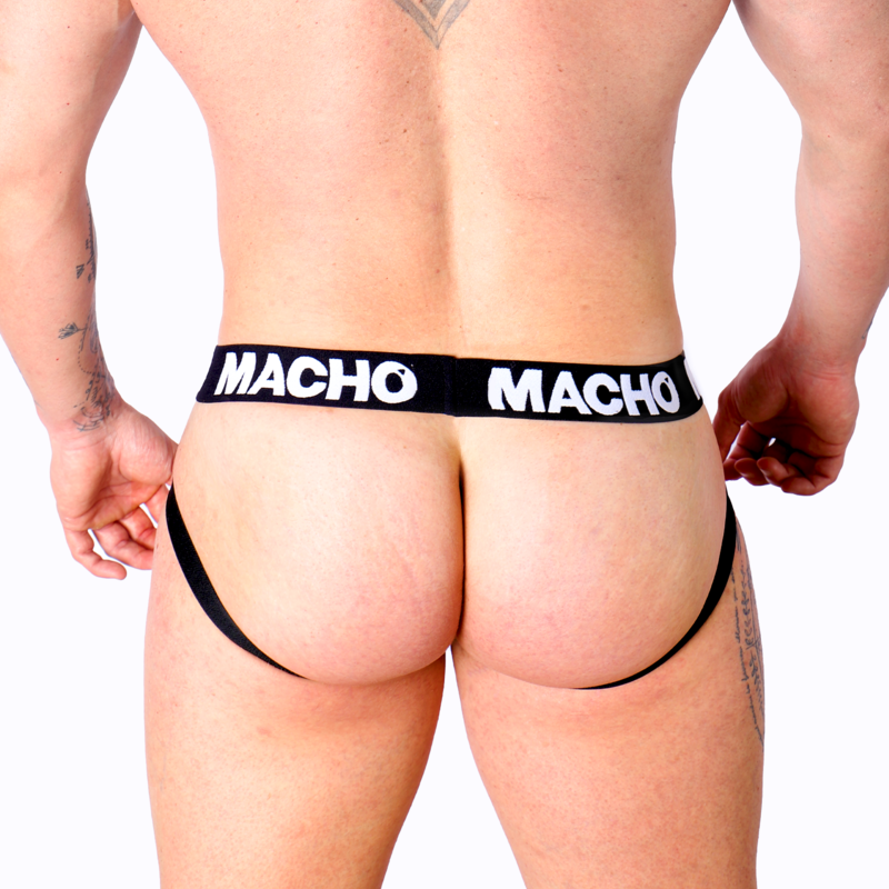 MACHO - MX25NC JOCK BLACK LEATHER S - Image 4