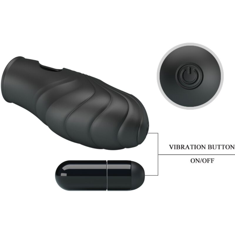 PRETTY LOVE - LICH SILICONE FINGER VIBRATOR BLACK - Image 6