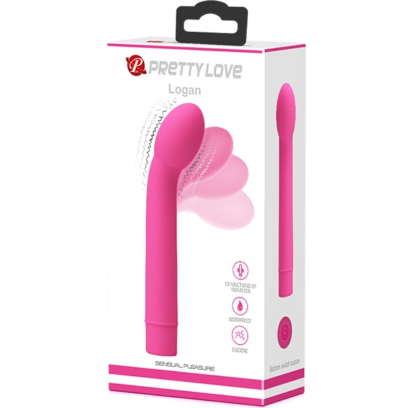 PRETTY LOVE - LOGAN G-SPOT VIBRATOR 10 VIBRATIONS PINK - Image 6