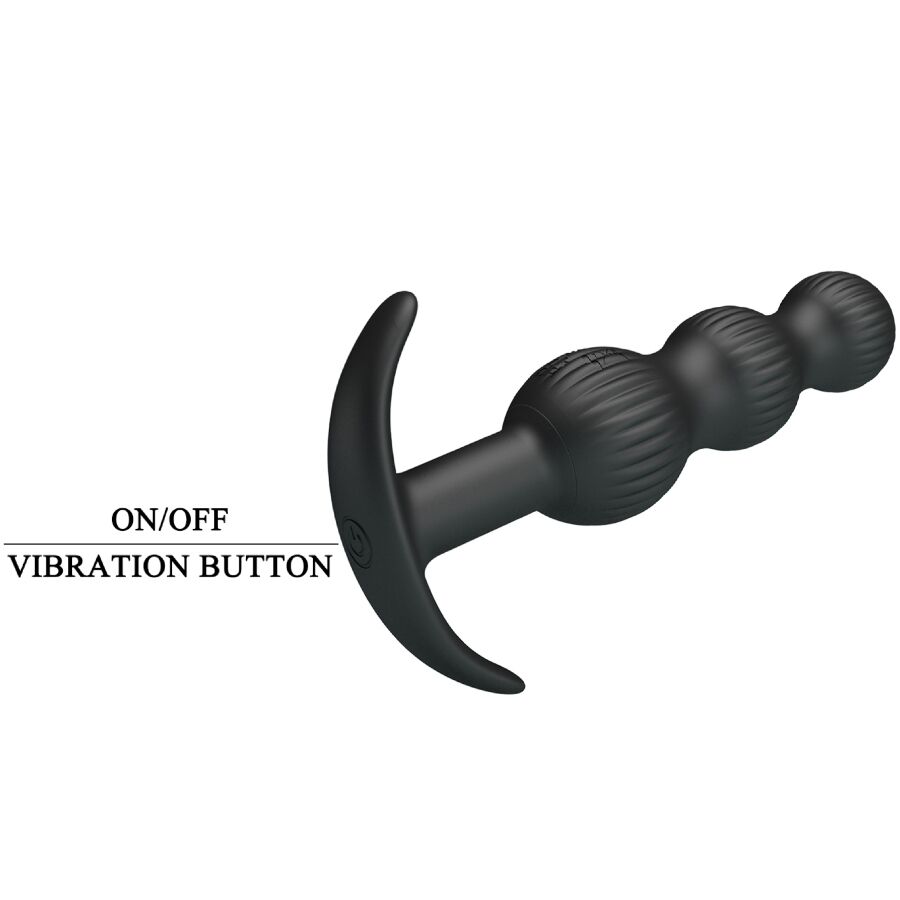 PRETTY LOVE - SIDNEY ANAL VIBRATOR 10 VIBRATIONS BLACK - Image 9
