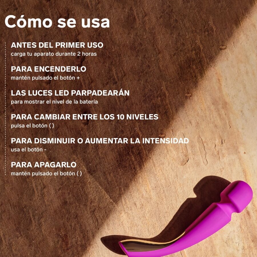 LELO - SMART MEDIUM WAND 2 OCEAN BLUE MASSAGER - Image 6