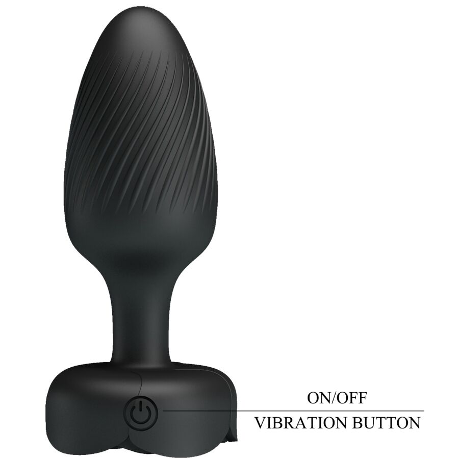 PRETTY LOVE - OSBORN ANAL PLUG WITH LED LIGHT BLACK 9.8 CM - Image 8