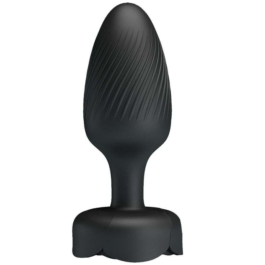 PRETTY LOVE - OSBORN ANAL PLUG WITH LED LIGHT BLACK 9.8 CM - Image 4