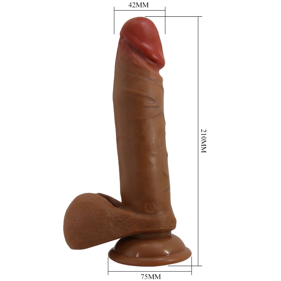 BAILE - ABEL REALISTIC DILDO 21 CM MULATTO - Image 7