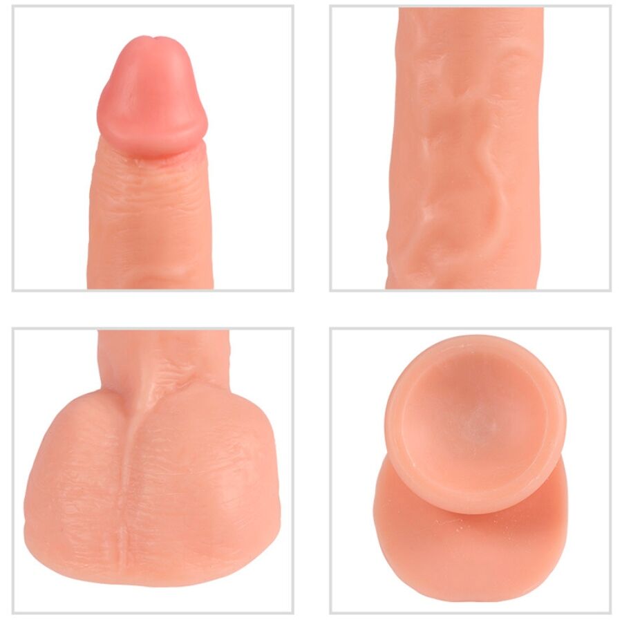 SHEQU - BEAST VIBRATING DILDO WITH REMOTE CONTROL 24.5 CM - Image 6