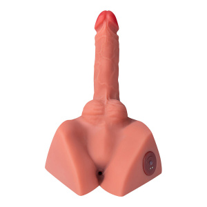 XISE - MICHAEL REALISTIC DILDO AND ANUS MASTURBATOR WITH THRUSTING 15 CM