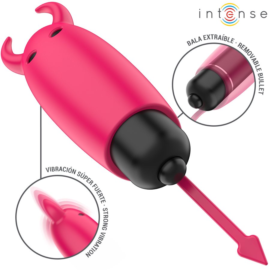 INTENSE - SCARLET VIBRATING BULLET RED DEMON 9.3 X 2.4 CM - Image 4
