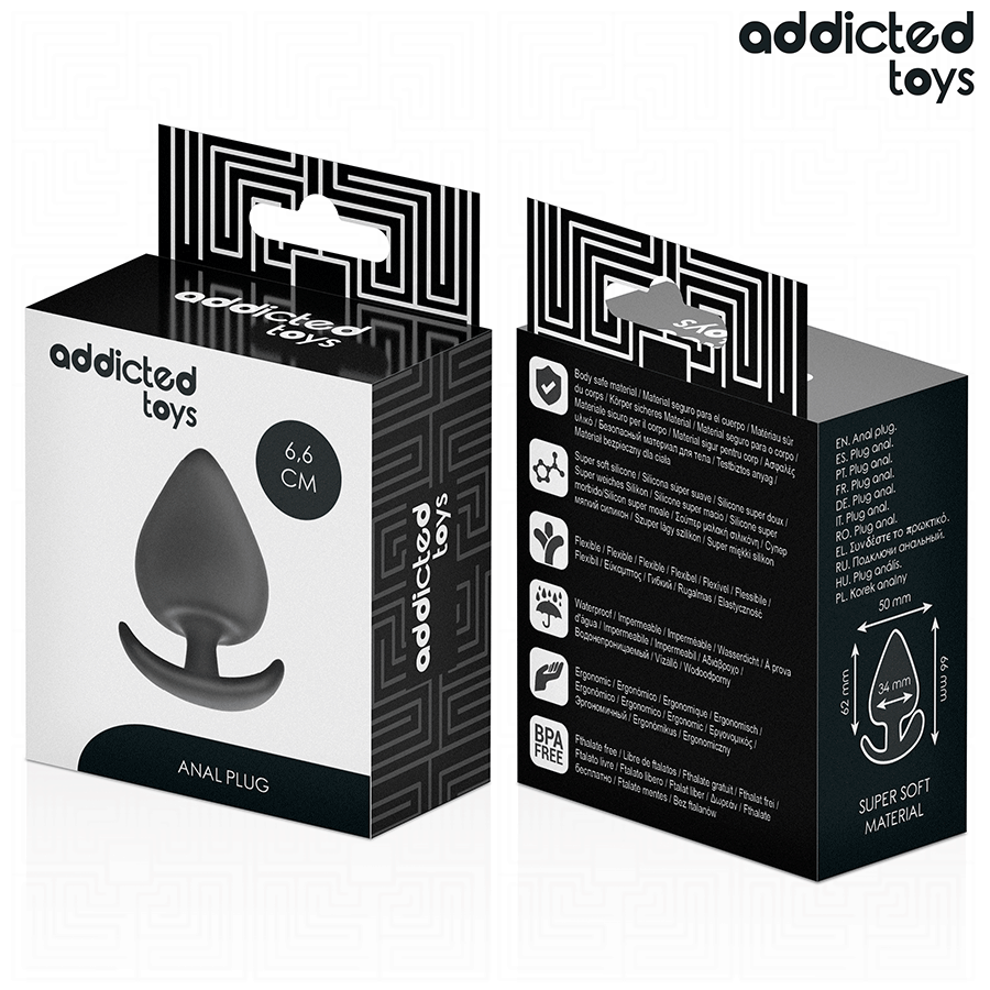 ADDICTED TOYS - ANAL PLUG SILICONE SIZE M 6.6 CM - Image 7