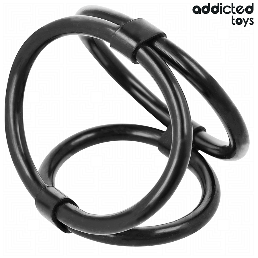 ADDICTED TOYS - TRIPLE PENIS RING - Image 6