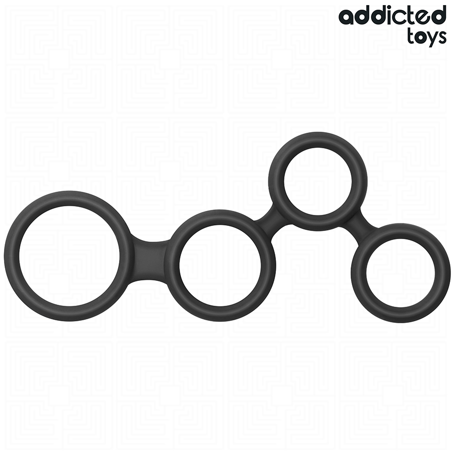 ADDICTED TOYS - PENIS RING WITH DIVIDERS FOR TESTICLES - Image 6