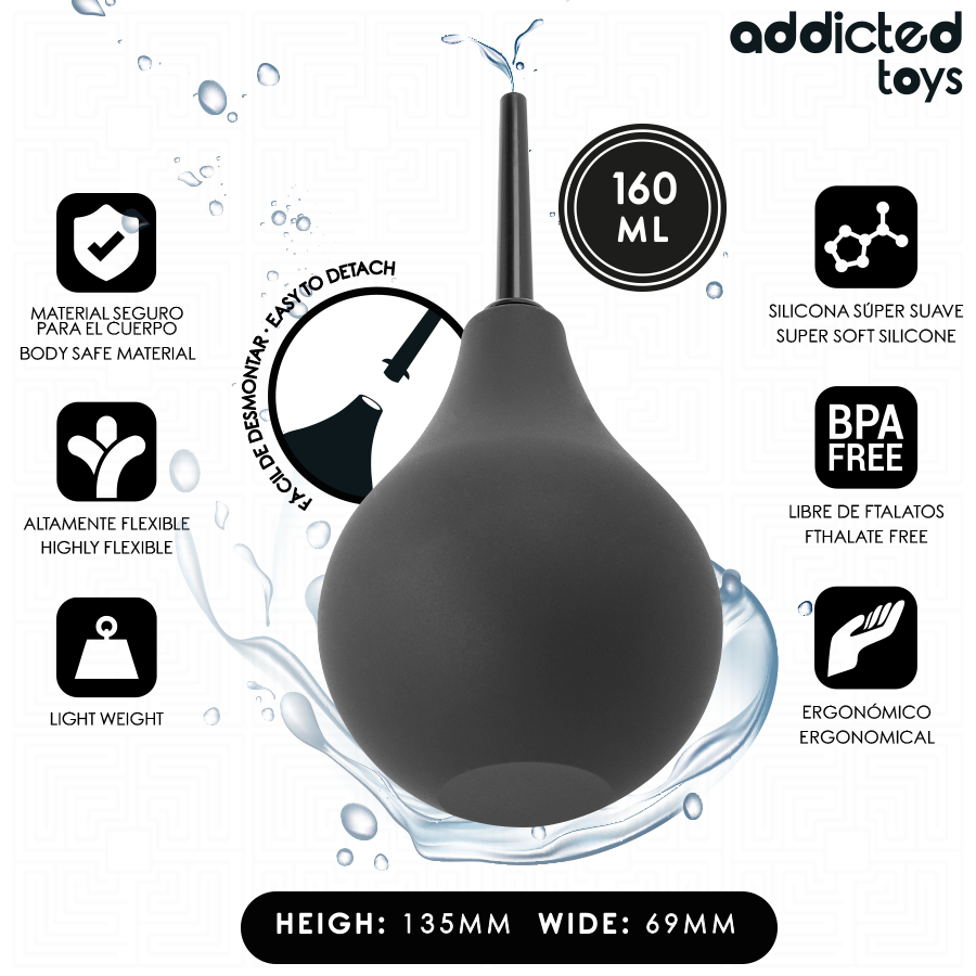 ADDICTED TOYS - TRAVEL ANAL CLEANER SIZE M 160 ML - Image 2