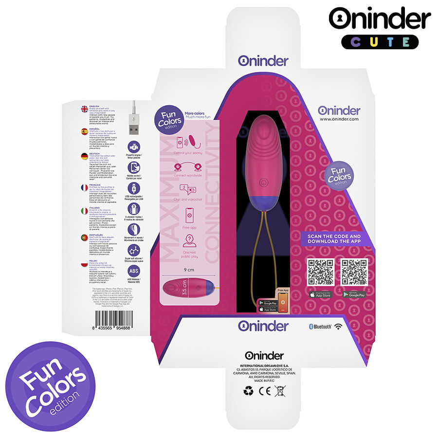 ONINDER CUTE - LOVE PLEASURE VIBRO-WAVE TAPPING SILICONE EGG - FREE WORLDWIDE APP - Image 8
