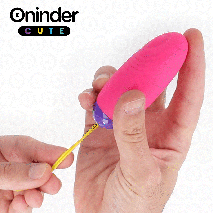 ONINDER CUTE - LOVE PLEASURE VIBRO-WAVE TAPPING SILICONE EGG - FREE WORLDWIDE APP
