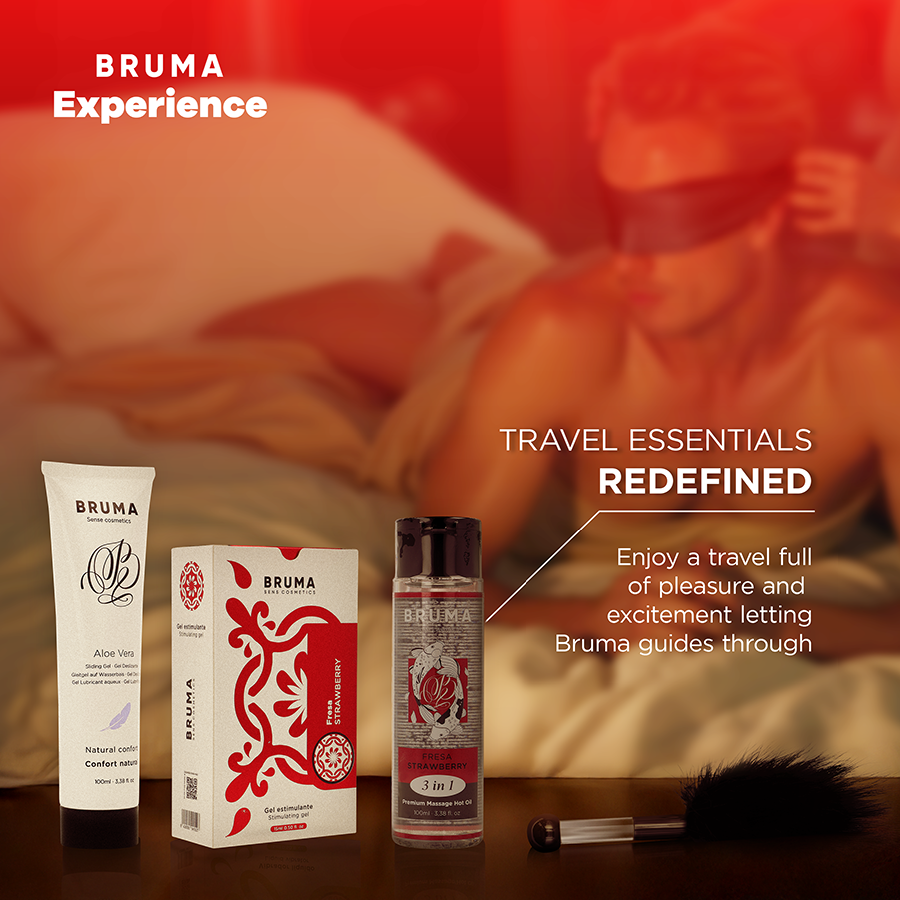 BRUMA XPERIENCE - SWEET STRAWBERRY TEMPTATION KIT WITH ORGASM ENHANCER - Image 3