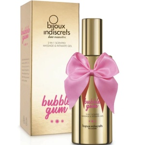 BIJOUX - BUBBLE GUM GEL 2 IN 1 SILICONE STRAWBERRY GUM 100 ML