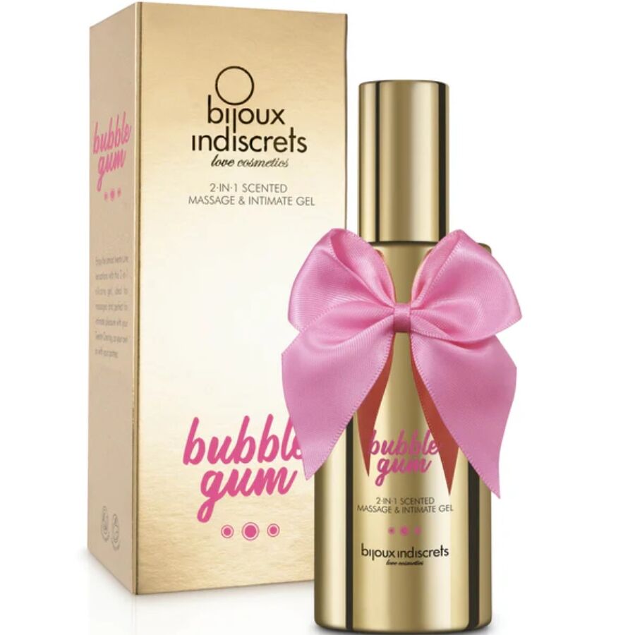 BIJOUX - BUBBLE GUM GEL 2 IN 1 SILICONE STRAWBERRY GUM 100 ML