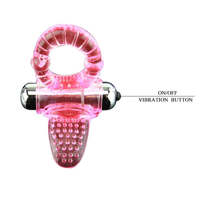 BAILE - SWEET ABS 10 RHYTHMS RING PINK VIBRATOR PENIS RING - Image 5