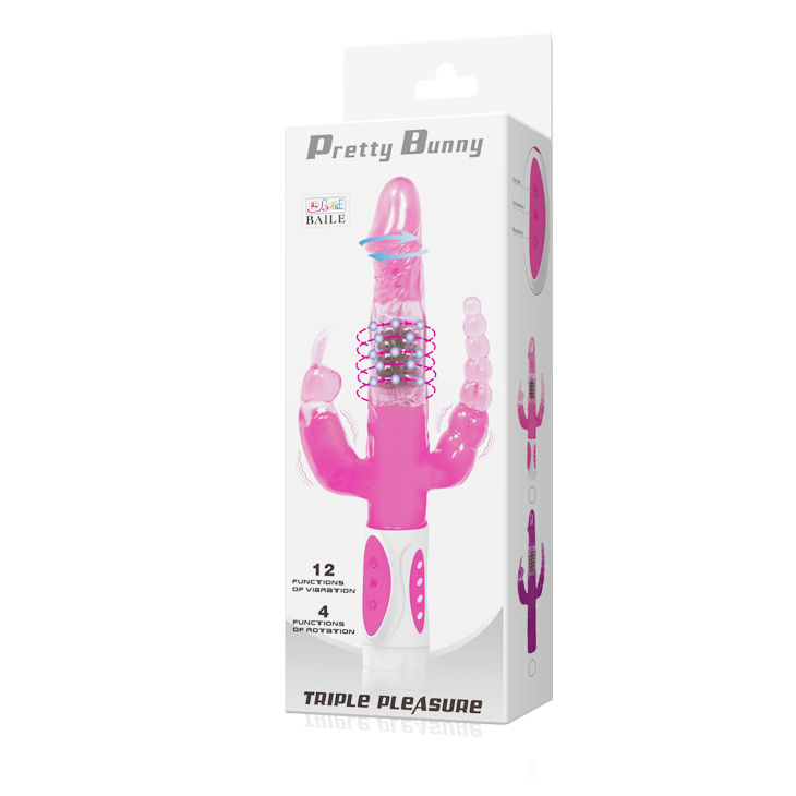 BAILE - PRETTY BUNNY TRIPLE VIBRATOR ROTATOR - Image 7