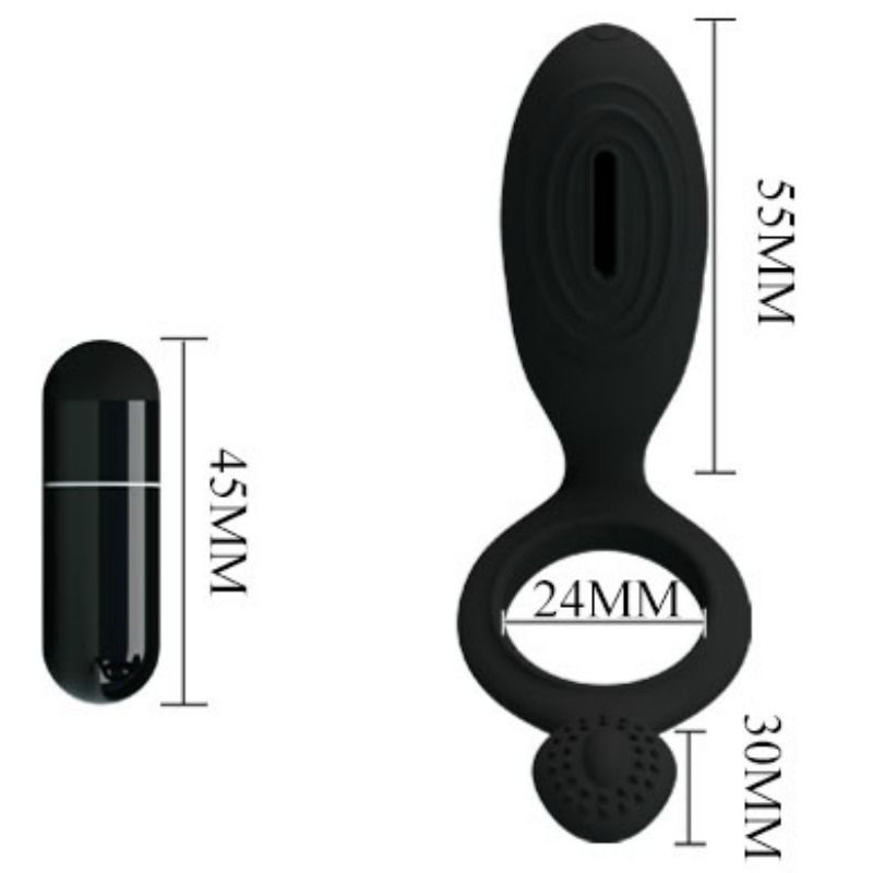 PRETTY LOVE - ETHEL VIBRATING RING WITH STIMULATOR - Image 5