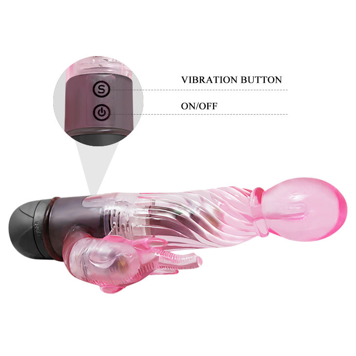 BAILE - GIVE YOU A KIND OF LOVER VIBRATOR WITH PINK RABBIT 10 MODES - Image 6