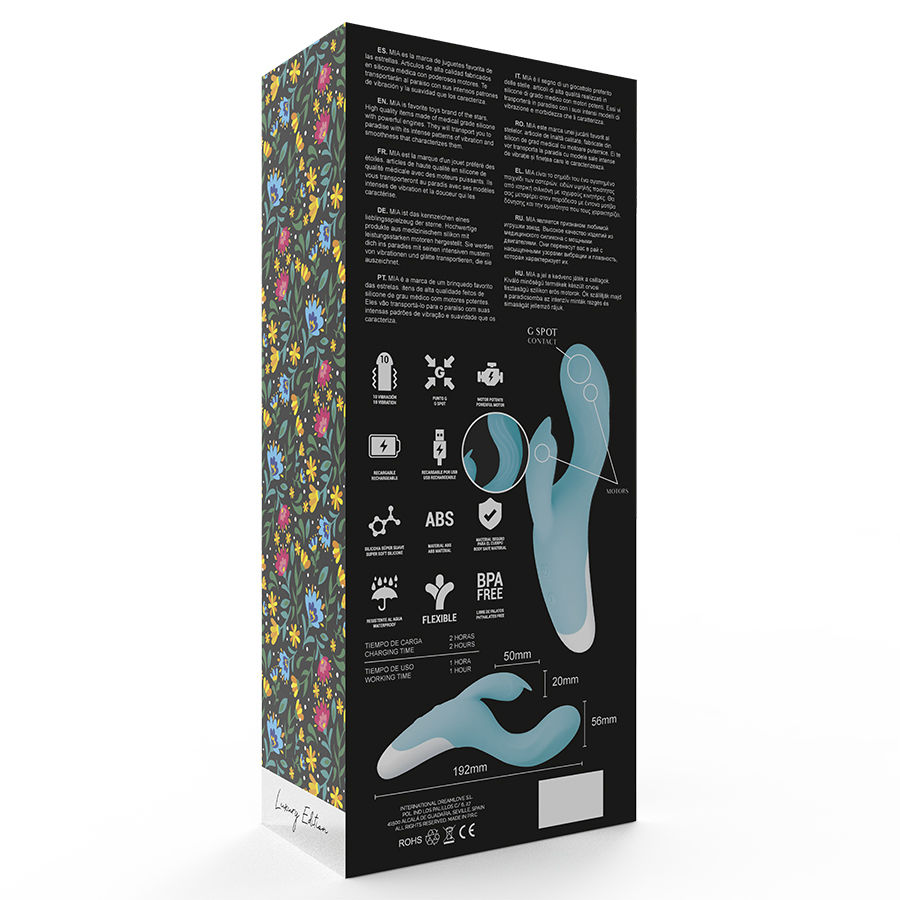 MIA - DRESDE VIBRATOR TURQUOISE - Image 7