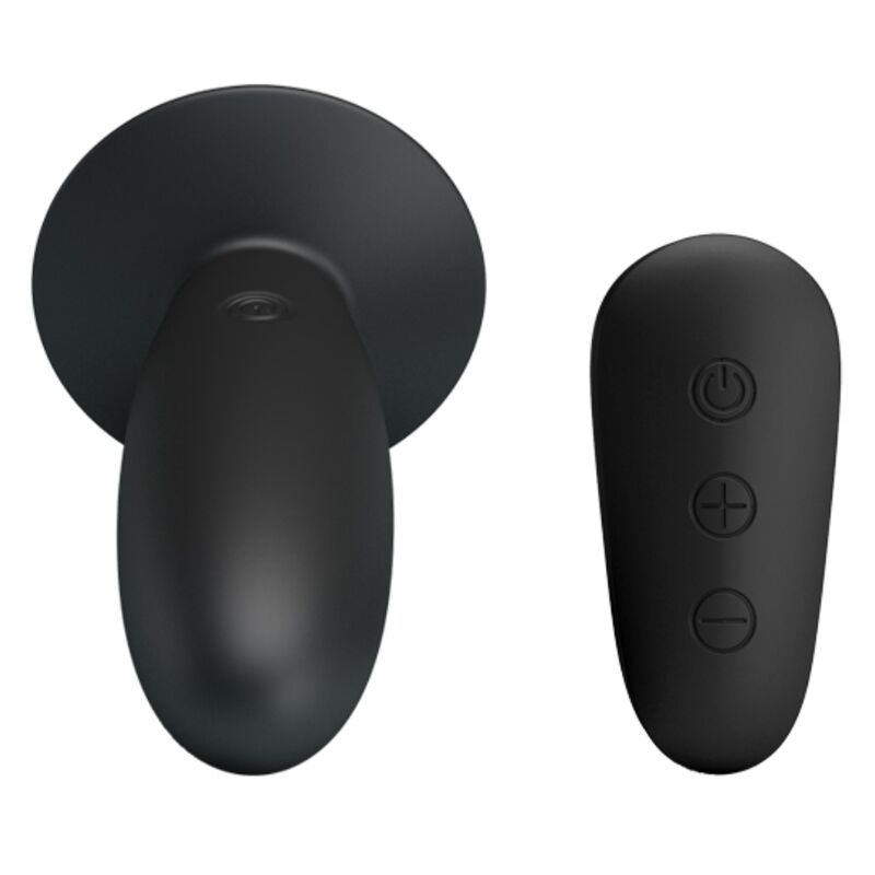 MR PLAY - ANAL PLUG WITH VIBRATION BLACK REMOTE CONTROL - Image 5