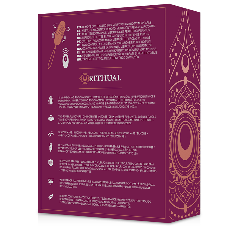 RITHUAL - SITA EGG REMOTE CONTROL BEAD ROTATION + VIBRATION - Image 6