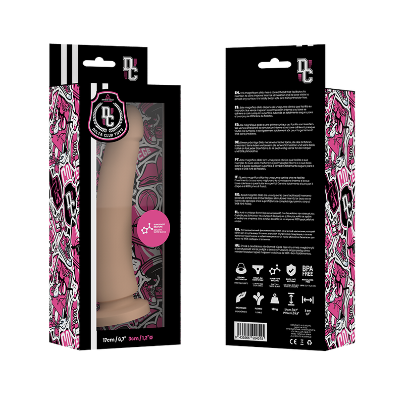 DELTA CLUB - TOYS DILDO NATURAL MEDICAL SILICONE 17 CM -O- 3 CM - Image 4