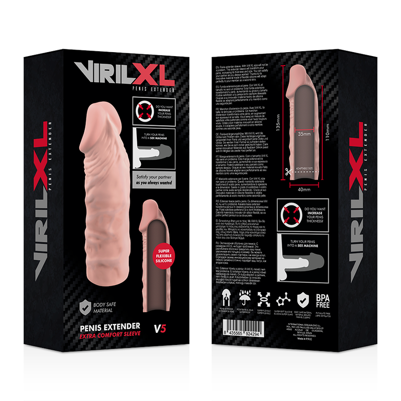 VIRILXL - LIQUID SILICONE V5 NATURAL PENIS EXTENSION - Image 9