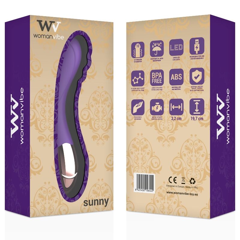 WOMANVIBE - SUNNY SILICONE RECHARGEABLE VIBRATOR - Image 2
