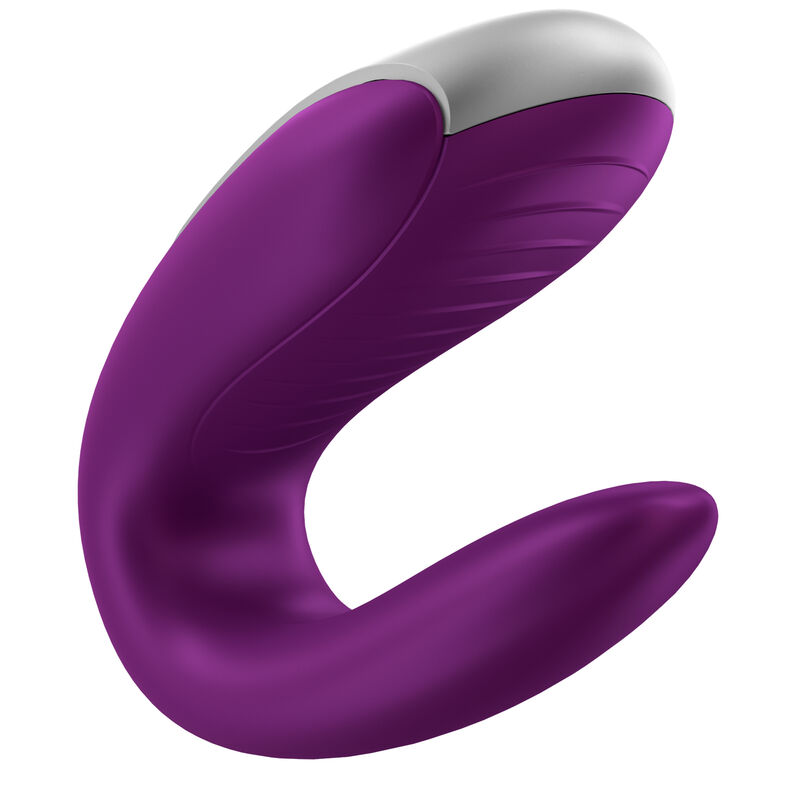 SATISFYER - DOUBLE FUN PARTNER VIBRATOR PURPLE - Image 7