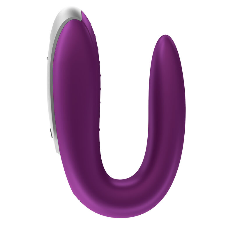 SATISFYER - DOUBLE FUN PARTNER VIBRATOR PURPLE - Image 8