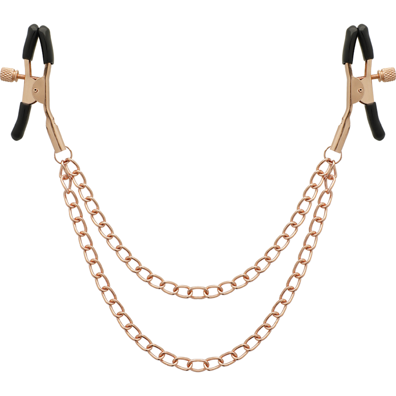 COQUETTE CHIC DESIRE - FANTASY METAL NIPPLE CLIPS WITH CHAIN - Image 4