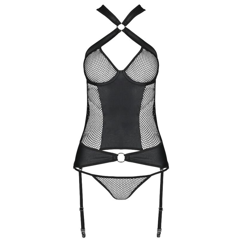 PASSION - AMANDA CORSET ECOLOGICAL LEATHER L/XL - Image 4