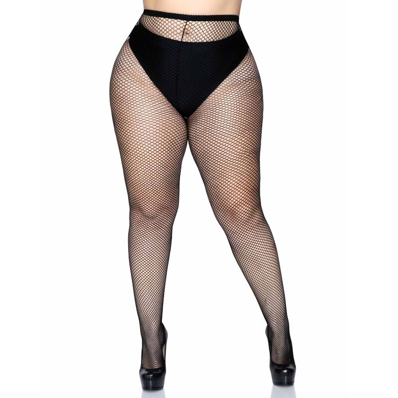 LEG AVENUE - FISHNET PANTYHOSE PLUS SIZE - Image 3