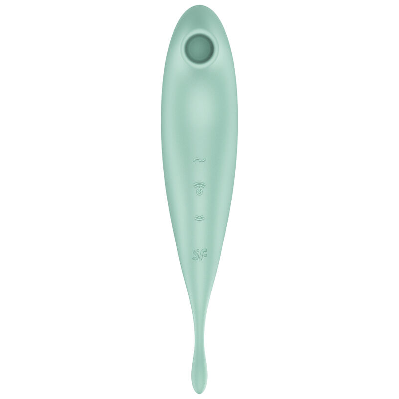 SATISFYER - TWIRLING PRO+ AIR PULSE STIMULATOR & VIBRATOR APP GREEN - Image 2