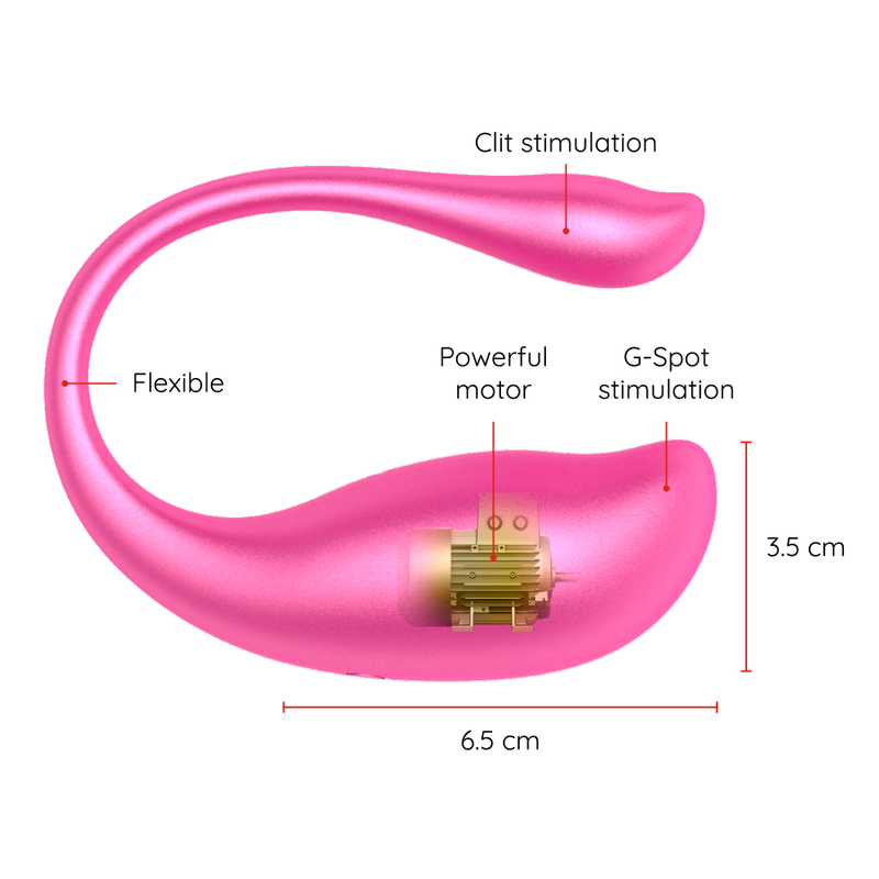 ONINDER - NAIROBI VIBRATING EGG PINK - FREE APP - Image 3