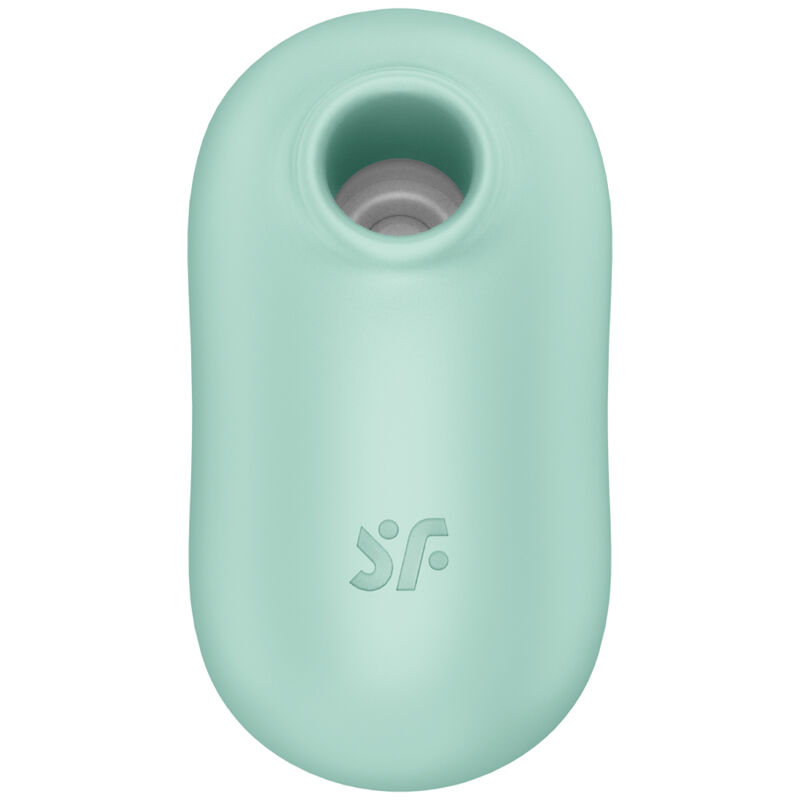 SATISFYER - PRO TO GO 2 DOUBLE AIR PULSE STIMULATOR & VIBRATOR GREEN - Image 2