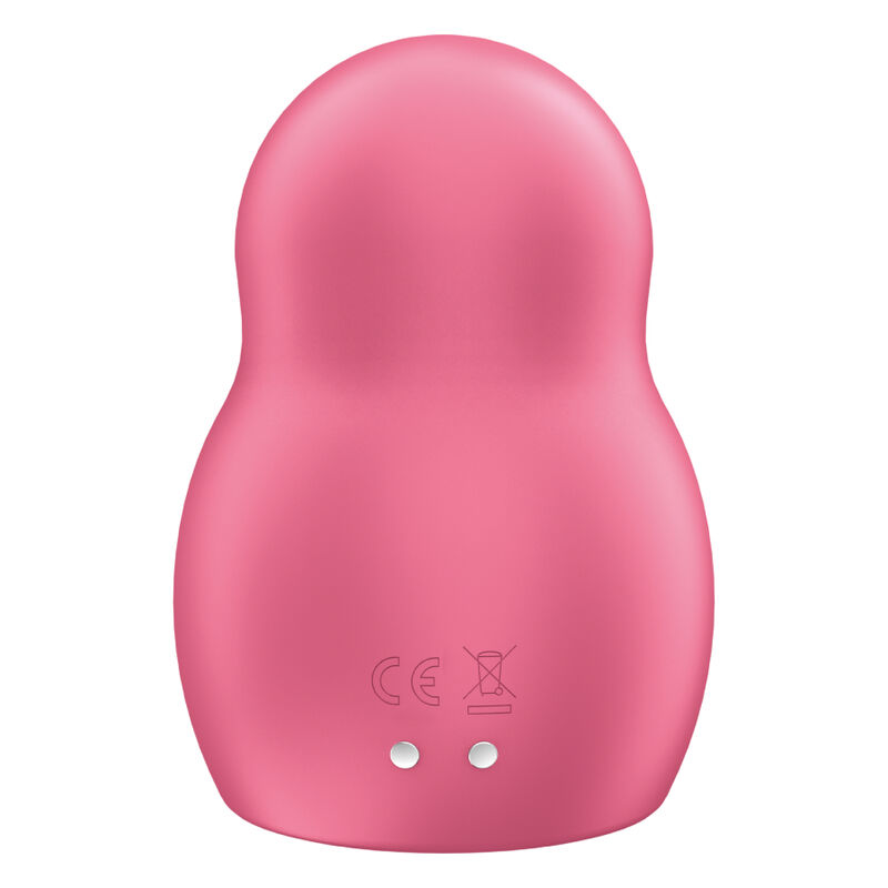 SATISFYER - PRO TO GO 1 DOUBLE AIR PULSE STIMULATOR & VIBRATOR RED - Image 3