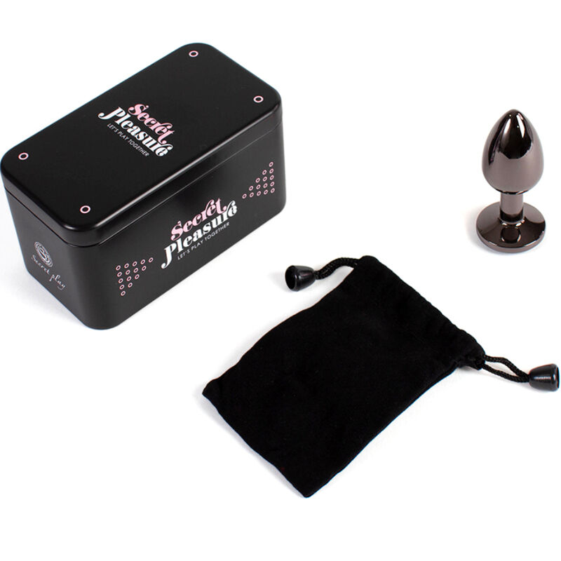 SECRETPLAY - GUNMETAL BUTT PLUG SMALL SIZE 7 CM - Image 4