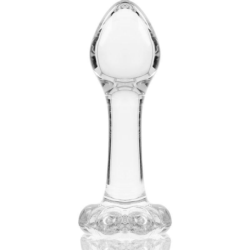 NEBULA SERIES BY IBIZA - MODEL 2 ANAL PLUG BOROSILICATE GLASS CLEAR 11 CM -O- 3.5 CM - Image 5