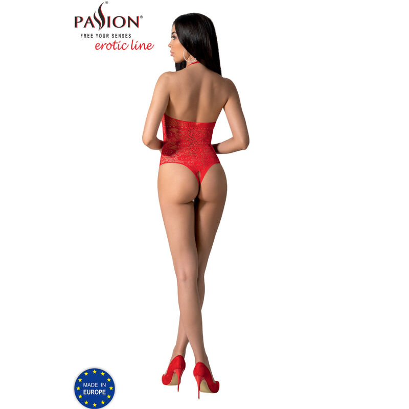 PASSION - BS094 RED BODYSTOCKING ONE SIZE - Image 4
