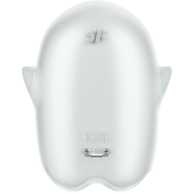 SATISFYER - GLOWING GHOST AIR PULSE & VIBRATOR WHITE - Image 3