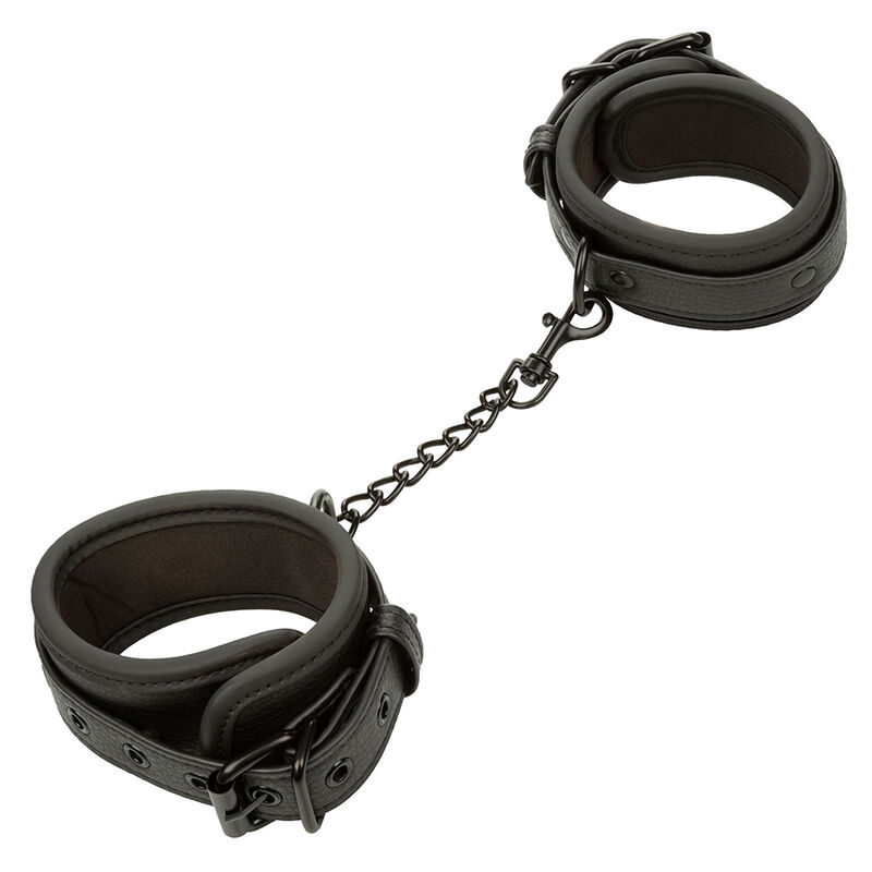 CALEXOTICS - NOCTURNAL ANKLE CUFFS LEATHER ADJUSTABLE BLACK - Image 2