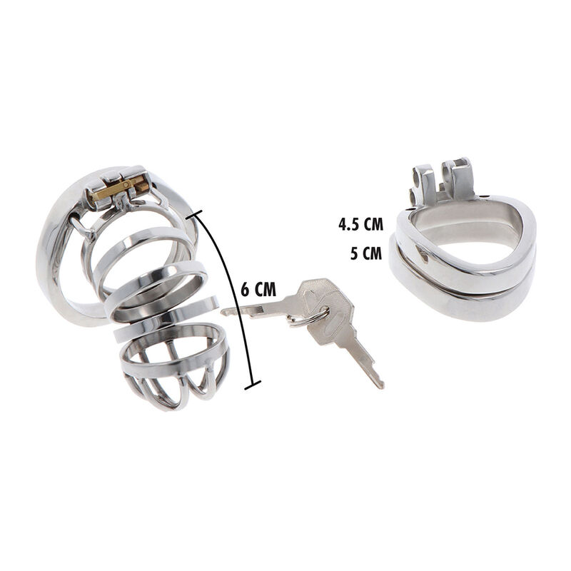 HIDDEN DESIRE - EXTREME CHASTITY COCK CAGE METAL - Image 3
